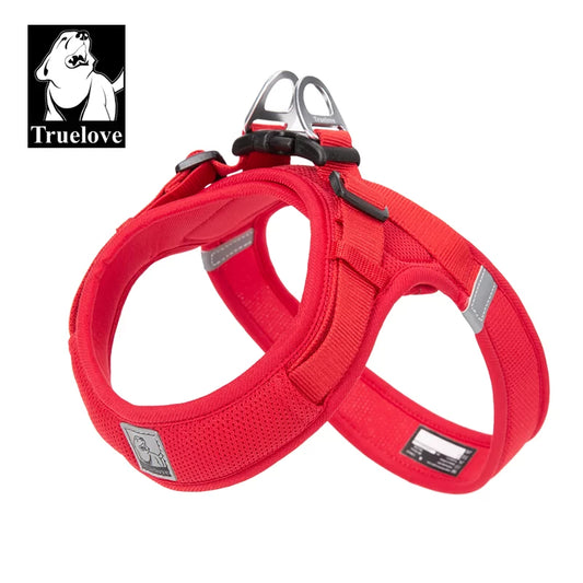TrueLove Air-Mesh Dog Harness for Small Dogs — Red