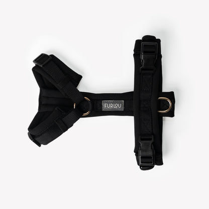 FURLOU Comfort Dog Harness — Black